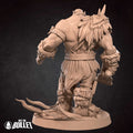 Orc Warchief Miniature | Tabletop RPG Miniature | Bite the Bullet | Roleplaying 3D Printed Fantasy Mini - 3DPrintDen