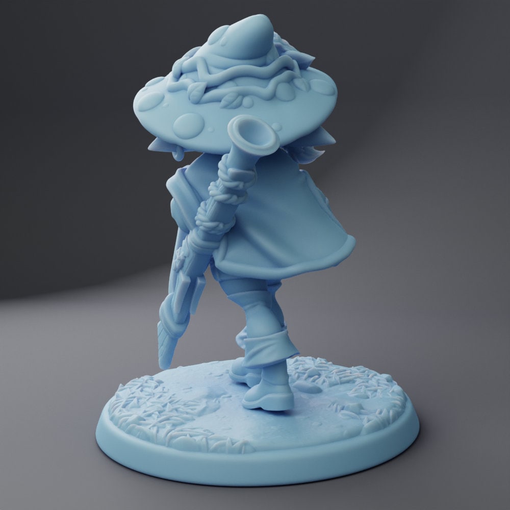 Female Goblin Ranger Miniature | Twin Goddess Miniatures | Tabletop RPG Miniature | Roleplaying 3D Printed Fantasy Mini - 3DPrintDen