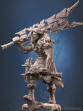 Barbarian Miniature | Dragun Studios | Tabletop RPG Miniature | Roleplaying 3D Printed Fantasy Mini - 3DPrintDen