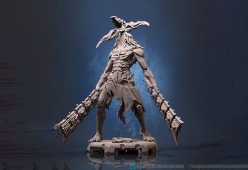 Screaming Demon Miniature | Dragun Studios | Tabletop RPG Miniature | Roleplaying 3D Printed Fantasy Mini - 3DPrintDen