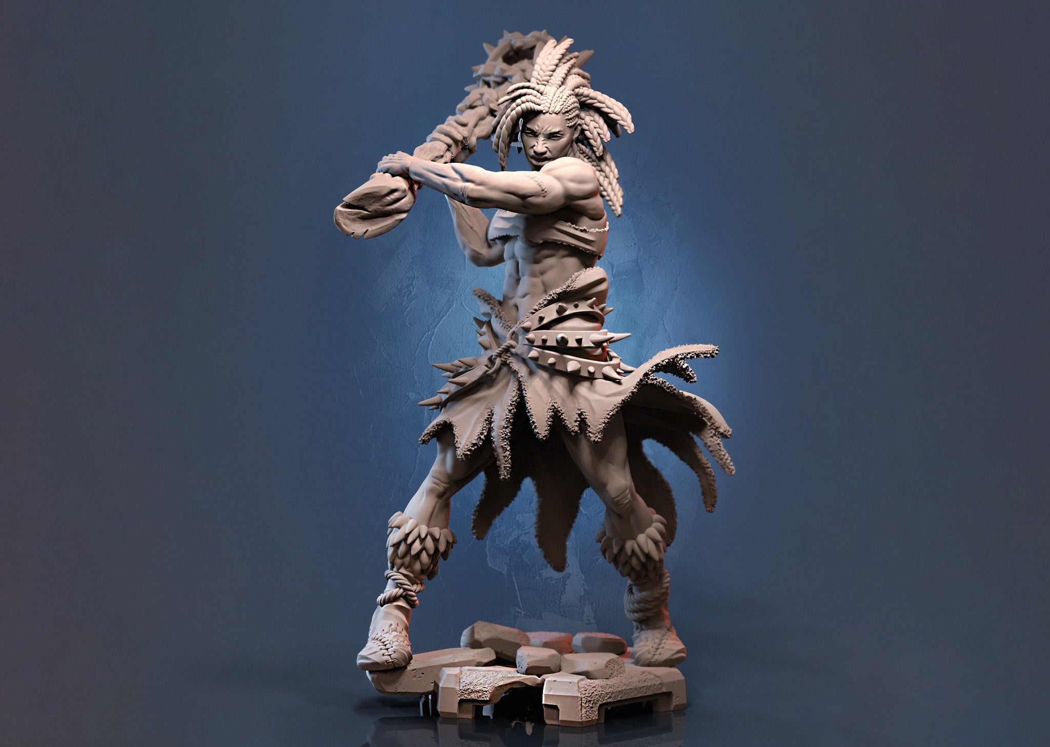 Amazon Warrior Miniature | Dragun Studios | Tabletop RPG Miniature | Roleplaying 3D Printed Fantasy Mini - 3DPrintDen