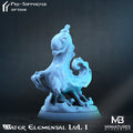 Water Elemental Miniature | Tabletop RPG Miniature | Miniatures Blueprint | Roleplaying 3D Printed Fantasy Mini - 3DPrintDen