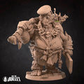 Ogre Chef Miniature | Tabletop RPG Miniature | Bite the Bullet | Roleplaying 3D Printed Fantasy Mini - 3DPrintDen