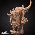 Walrus Hunter Miniature | Tabletop RPG Miniature | Bite the Bullet | Roleplaying 3D Printed Fantasy Mini - 3DPrintDen