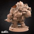 Dwarf Artillery Miniature | Tabletop RPG Miniature | Bite the Bullet | Roleplaying 3D Printed Fantasy Mini - 3DPrintDen