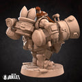 Dwarf Artillery Miniature | Tabletop RPG Miniature | Bite the Bullet | Roleplaying 3D Printed Fantasy Mini - 3DPrintDen