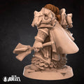 Dwarf Priestess Miniature | Tabletop RPG Miniature | Bite the Bullet | Roleplaying 3D Printed Fantasy Mini - 3DPrintDen