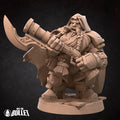 Dwarf Rifleman Miniature | Tabletop RPG Miniature | Bite the Bullet | Roleplaying 3D Printed Fantasy Mini - 3DPrintDen