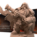 Dwarf Rifleman Miniature | Tabletop RPG Miniature | Bite the Bullet | Roleplaying 3D Printed Fantasy Mini - 3DPrintDen