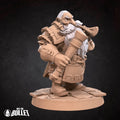 Dwarf Watchman Miniature | Tabletop RPG Miniature | Bite the Bullet | Roleplaying 3D Printed Fantasy Mini - 3DPrintDen