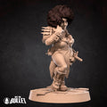 Female Dwarf Rogue Miniature | Tabletop RPG Miniature | Bite the Bullet | Roleplaying 3D Printed Fantasy Mini - 3DPrintDen