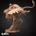 Dwarf Gryphon Master Miniature | Tabletop RPG Miniature | Bite the Bullet | Roleplaying 3D Printed Fantasy Mini - 3DPrintDen