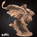 Dwarf Gryphon Master Miniature | Tabletop RPG Miniature | Bite the Bullet | Roleplaying 3D Printed Fantasy Mini - 3DPrintDen