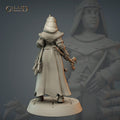 Priestess Miniature | Tabletop RPG Miniature | Galaad Miniatures | Roleplaying 3D Printed Fantasy Mini - 3DPrintDen