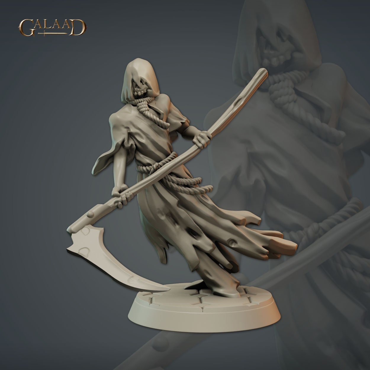 Specter Miniature | Tabletop RPG Miniature | Galaad Miniatures | Roleplaying 3D Printed Fantasy Mini - 3DPrintDen