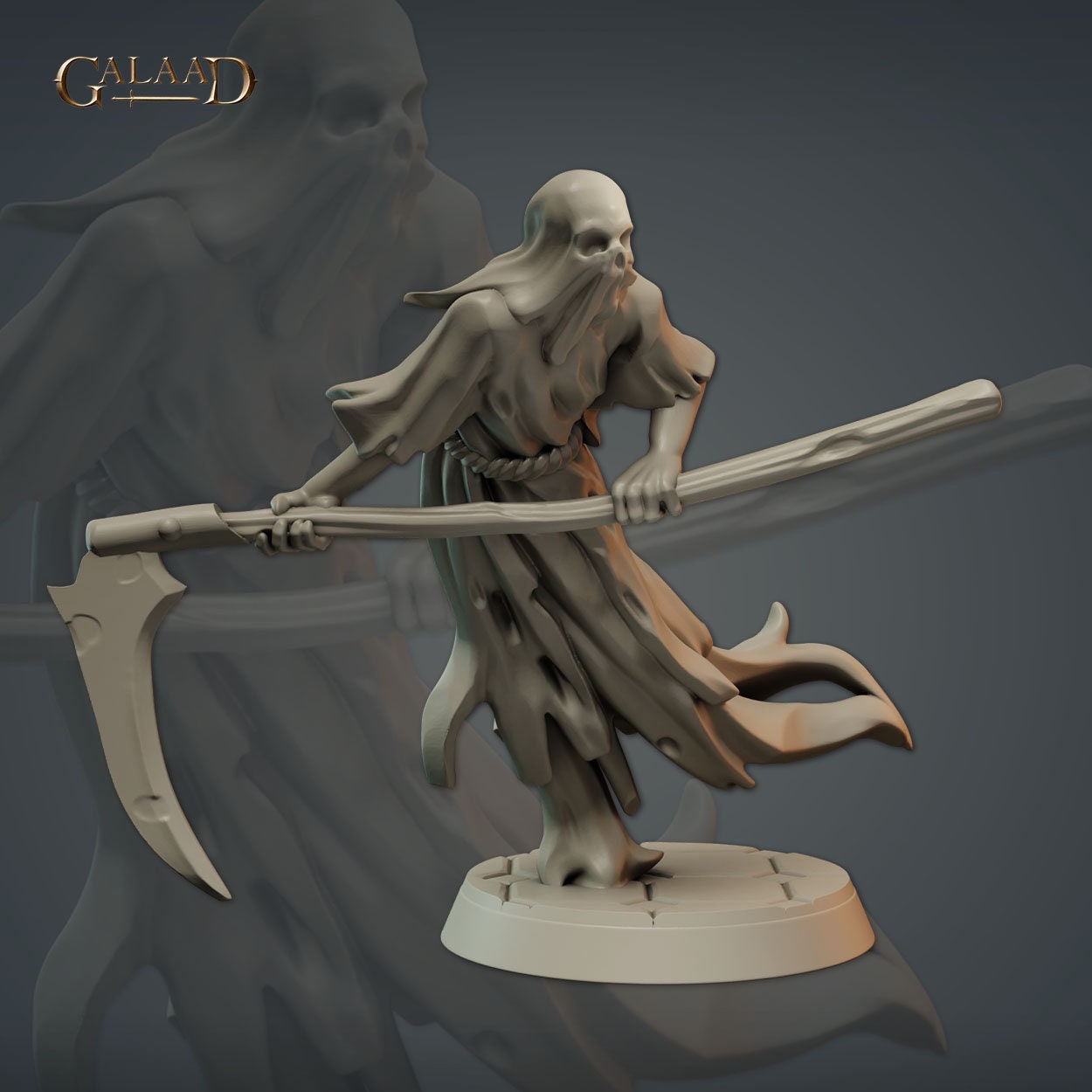 Specter Miniature | Tabletop RPG Miniature | Galaad Miniatures | Roleplaying 3D Printed Fantasy Mini - 3DPrintDen