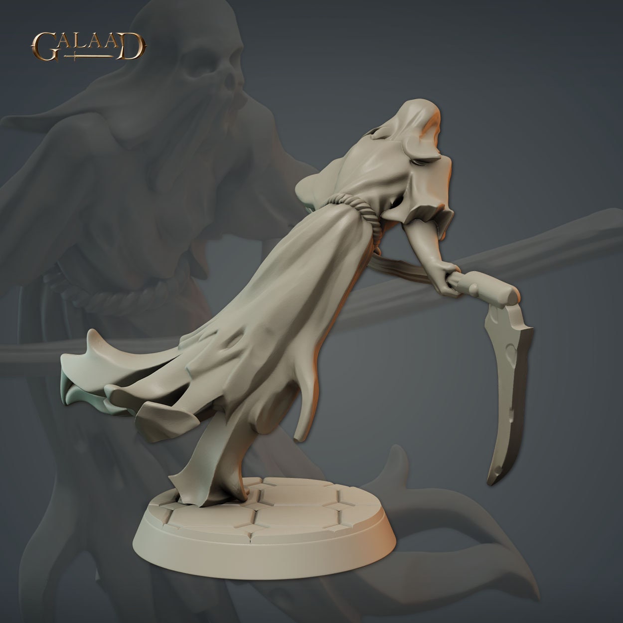 Specter Miniature | Tabletop RPG Miniature | Galaad Miniatures | Roleplaying 3D Printed Fantasy Mini - 3DPrintDen