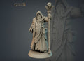 Wizard Miniature | Tabletop RPG Miniature | Galaad Miniatures | Roleplaying 3D Printed Fantasy Mini - 3DPrintDen