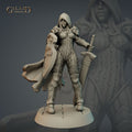 Female Warden Miniature | Tabletop RPG Miniature | Galaad Miniatures | Roleplaying 3D Printed Fantasy Mini - 3DPrintDen