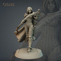 Female Warden Miniature | Tabletop RPG Miniature | Galaad Miniatures | Roleplaying 3D Printed Fantasy Mini - 3DPrintDen