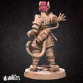 Female Tiefling Artificer Miniature | Tabletop RPG Miniature | Bite the Bullet | Roleplaying 3D Printed Fantasy Mini - 3DPrintDen