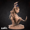 Tiefling Bard Miniature | Tabletop RPG Miniature | Bite the Bullet | Roleplaying 3D Printed Fantasy Mini - 3DPrintDen