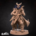 Tiefling Bard Miniature | Tabletop RPG Miniature | Bite the Bullet | Roleplaying 3D Printed Fantasy Mini - 3DPrintDen