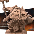 Dwarf Priest Miniature | Tabletop RPG Miniature | Bite the Bullet | Roleplaying 3D Printed Fantasy Mini - 3DPrintDen