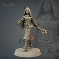 Priestess Miniature | Tabletop RPG Miniature | Galaad Miniatures | Roleplaying 3D Printed Fantasy Mini - 3DPrintDen