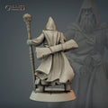 Wizard Miniature | Tabletop RPG Miniature | Galaad Miniatures | Roleplaying 3D Printed Fantasy Mini - 3DPrintDen