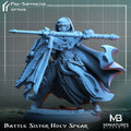 Battle Sister Miniature | Tabletop RPG Miniature | Miniatures Blueprint | Roleplaying 3D Printed Fantasy Mini - 3DPrintDen