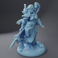 Female Exodite Miniature | Twin Goddess Miniatures | Tabletop RPG Miniature | Roleplaying 3D Printed Fantasy Mini - 3DPrintDen