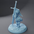 Female Goblin Squire Miniature | Twin Goddess Miniatures | Tabletop RPG Miniature | Roleplaying 3D Printed Fantasy Mini - 3DPrintDen