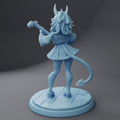 Female Tiefling Bard Miniature, Amora | Twin Goddess Miniatures | Tabletop RPG Miniature | Roleplaying 3D Printed Fantasy Mini - 3DPrintDen