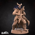 Tiefling Bard Miniature | Tabletop RPG Miniature | Bite the Bullet | Roleplaying 3D Printed Fantasy Mini - 3DPrintDen