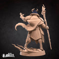 Tiefling Warlock Miniature | Tabletop RPG Miniature | Bite the Bullet | Roleplaying 3D Printed Fantasy Mini - 3DPrintDen