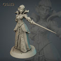 Female Vampire Miniature | Tabletop RPG Miniature | Galaad Miniatures | Roleplaying 3D Printed Fantasy Mini - 3DPrintDen