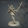 Female Vampire Miniature | Tabletop RPG Miniature | Galaad Miniatures | Roleplaying 3D Printed Fantasy Mini - 3DPrintDen