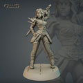 Vampire PinUp Miniature | Tabletop RPG Miniature | Galaad Miniatures | Roleplaying 3D Printed Fantasy Mini - 3DPrintDen