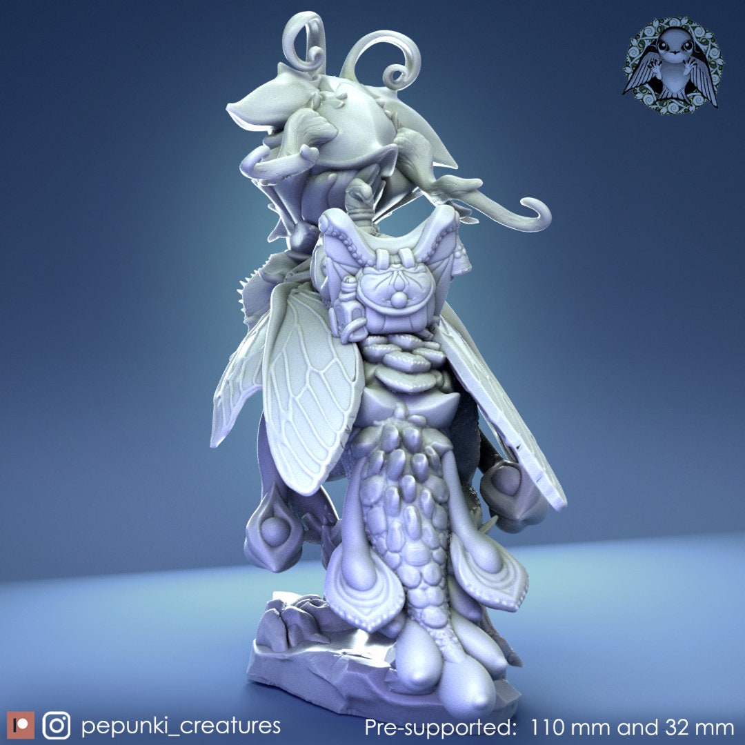 Fairy Dragon Miniature | Tabletop RPG Miniature | Pepunki Creatures | Roleplaying 3D Printed Fantasy Mini - 3DPrintDen