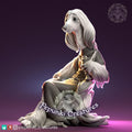 Afghan Hound Noble Miniature, Beatrice | Tabletop RPG Miniature | Pepunki Creatures | Roleplaying 3D Printed Fantasy Mini - 3DPrintDen