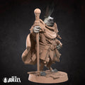 Harengon Cleric Miniature | Tabletop RPG Miniature | Bite the Bullet | Roleplaying 3D Printed Fantasy Mini - 3DPrintDen