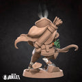 Harengon Ranger Miniature | Tabletop RPG Miniature | Bite the Bullet | Roleplaying 3D Printed Fantasy Mini - 3DPrintDen