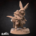 Harengon Rogue Miniature | Tabletop RPG Miniature | Bite the Bullet | Roleplaying 3D Printed Fantasy Mini - 3DPrintDen