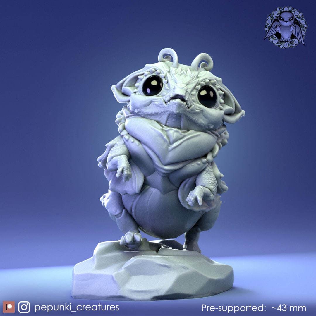 Dragoncito Miniature | Tabletop RPG Miniature | Pepunki Creatures | Roleplaying 3D Printed Fantasy Mini - 3DPrintDen