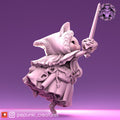 Bunny Rogue Miniature | Tabletop RPG Miniature | Pepunki Creatures | Roleplaying 3D Printed Fantasy Mini - 3DPrintDen