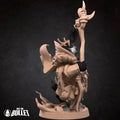 Harengon Warlock Miniature | Tabletop RPG Miniature | Bite the Bullet | Roleplaying 3D Printed Fantasy Mini - 3DPrintDen