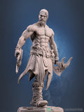 Viking Miniature, Ulfr | Dragun Studios | Tabletop RPG Miniature | Roleplaying 3D Printed Fantasy Mini - 3DPrintDen