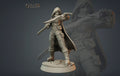 Female Bandits Miniature | Tabletop RPG Miniature | Galaad Miniatures | Roleplaying 3D Printed Fantasy Mini - 3DPrintDen