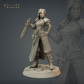 Female Bandits Miniature | Tabletop RPG Miniature | Galaad Miniatures | Roleplaying 3D Printed Fantasy Mini - 3DPrintDen